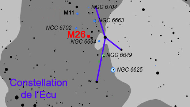 constellation de l'écu